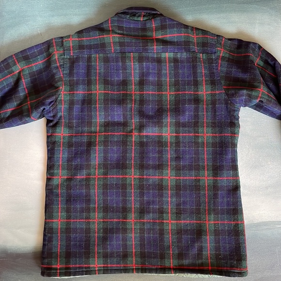 Vintage High Sierra Plaid Insulated Wool Shirt - Picture 8 of 10